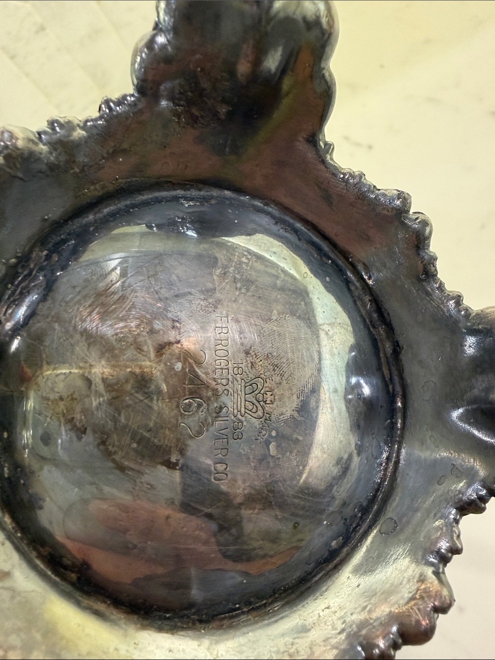 Fb rogers silver co tea pot antique - Picture 3 of 3